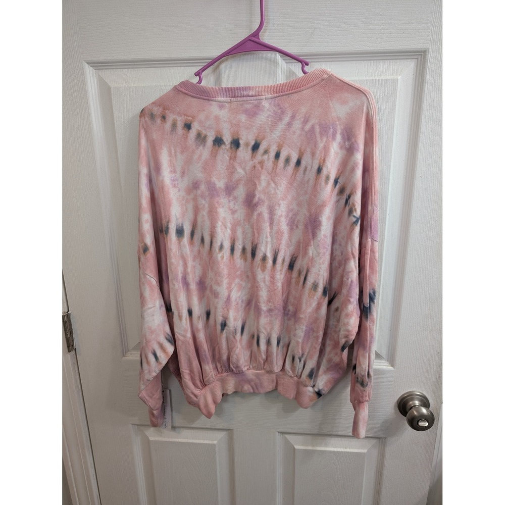 Young Fabulous & Broke Juliette Tie Dye Sweatshirt Womens Pullover NWT - Size XS - Picture 2 of 7